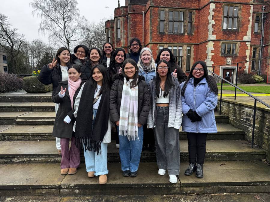 Grupo SpeakWrite en el campus de la University of York