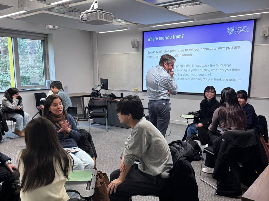Clase en la University of York